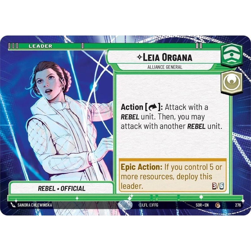 SWU - Leia Organa - Alliance General (276)