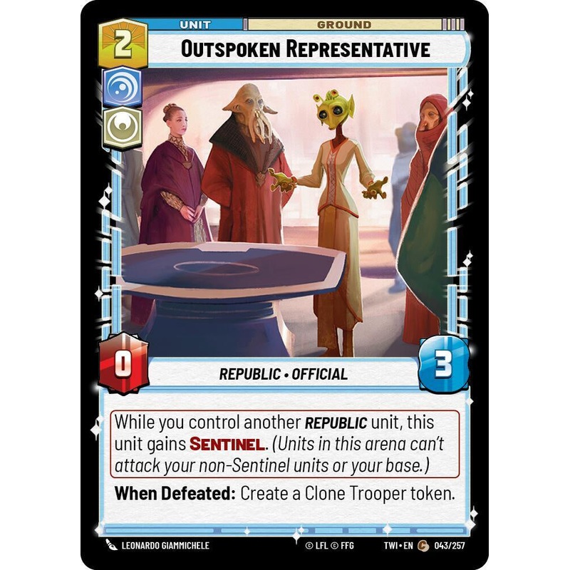 SWU - Outspoken Representative (043/257)