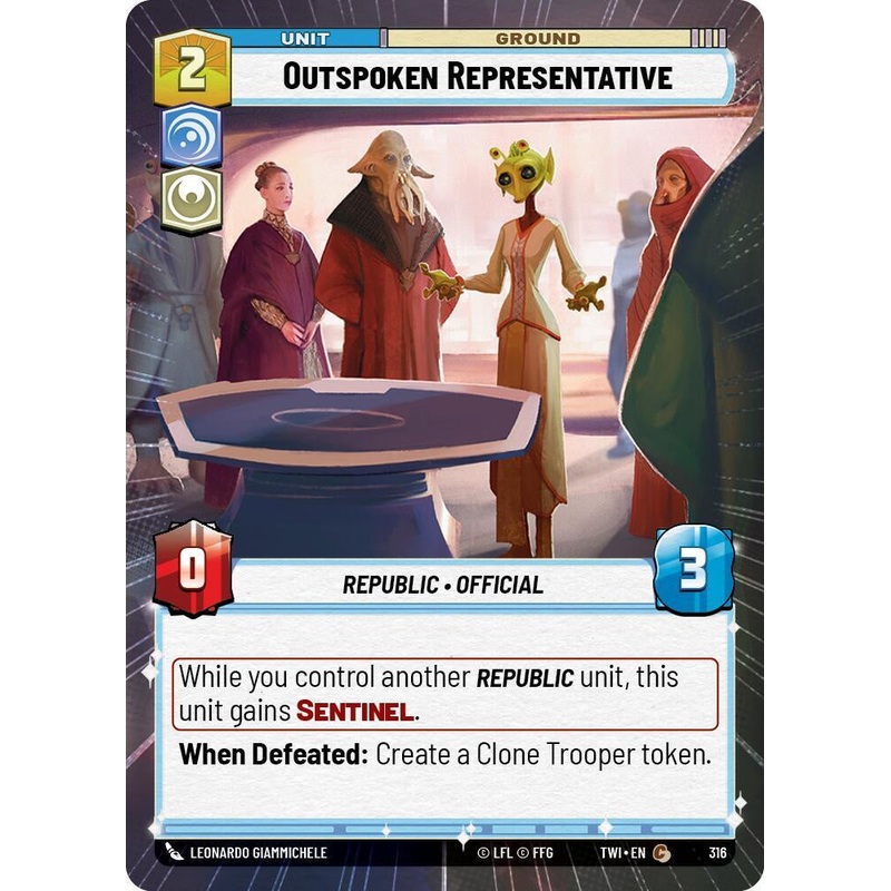 SWU - Outspoken Representative (316)