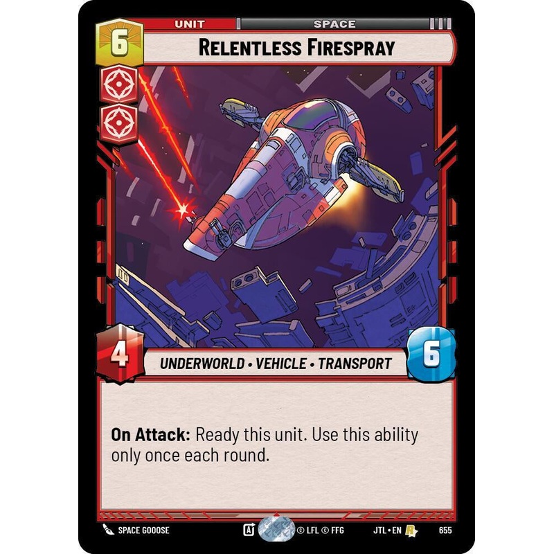 SWU - Relentless Firespray  (655) (Foil)