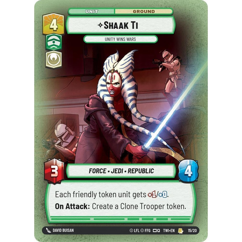 SWU - Shaak Ti - Unity Wins Wars (15/20)