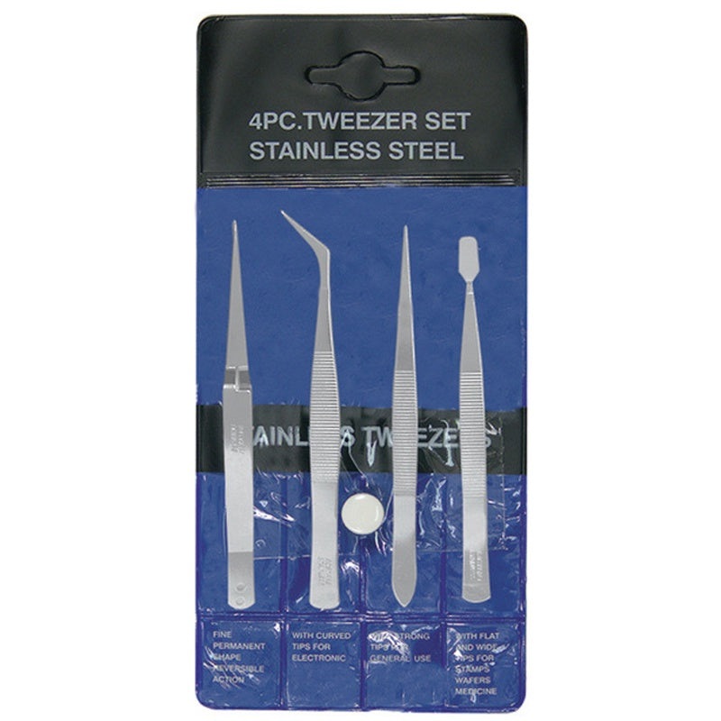 Excel - Tweezer Fine Point Set (4) pcs