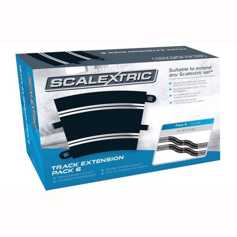 Scalextric - Track Ext Pack 6 - 8 X R3 Curves
