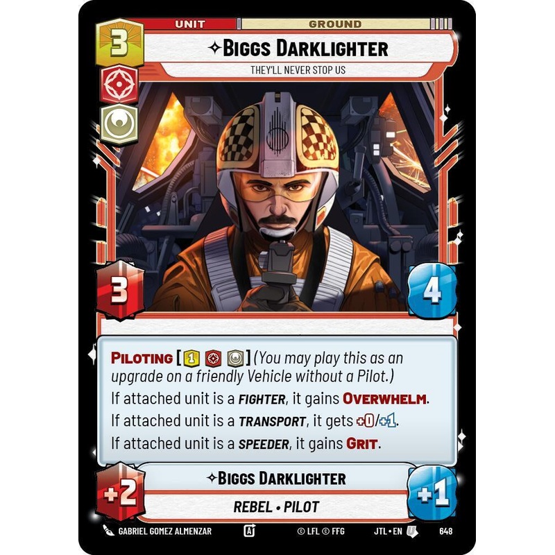 SWU - Biggs Darklighter - They'll Never Stop Us (648) (Foil)