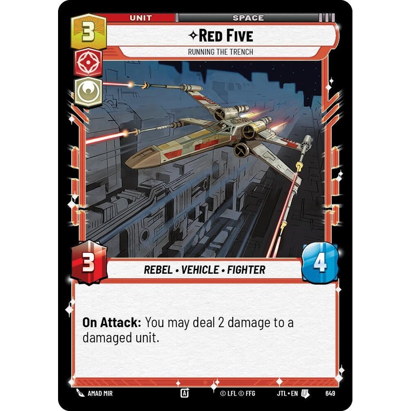 SWU - Red Five - Running the Trench  (649) (Foil)