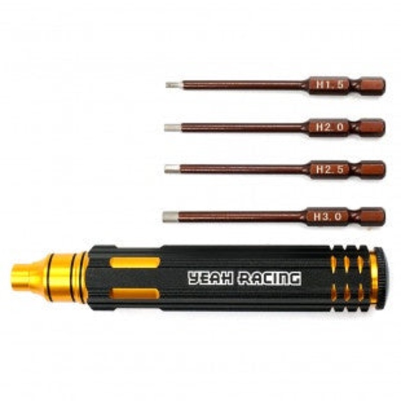 Yeah Racing - 4-in-1 Hex Screwdriver Wrench (1.5-3.0mm)