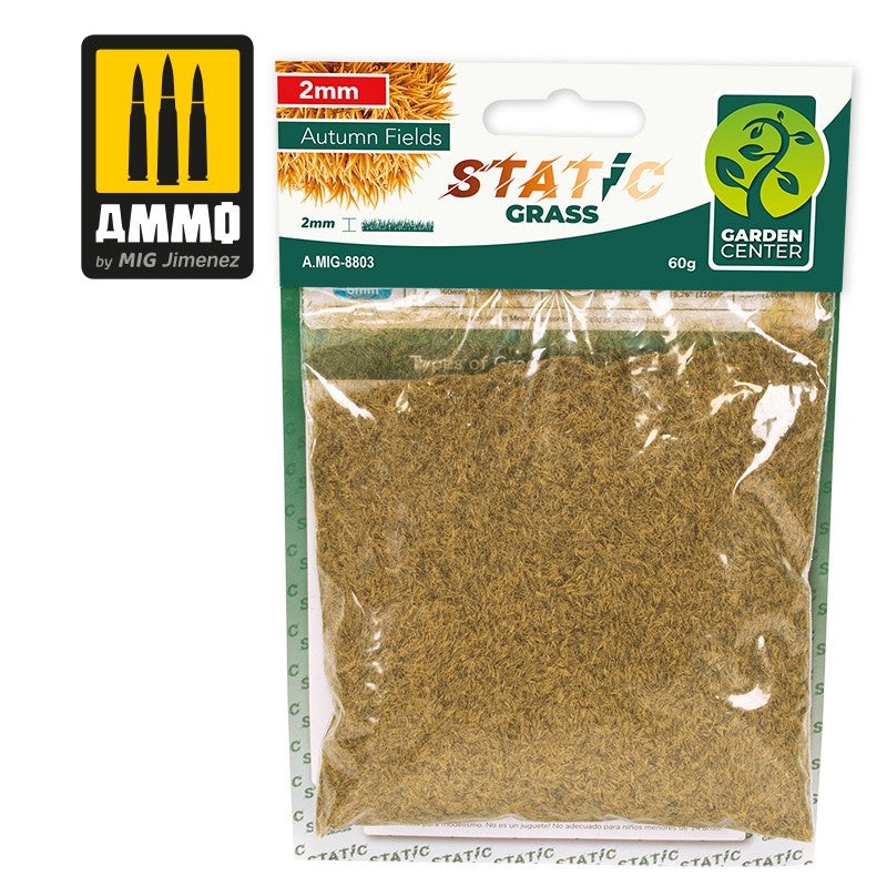 AMMO - 8803 Static Grass 2mm  Autumn Fields