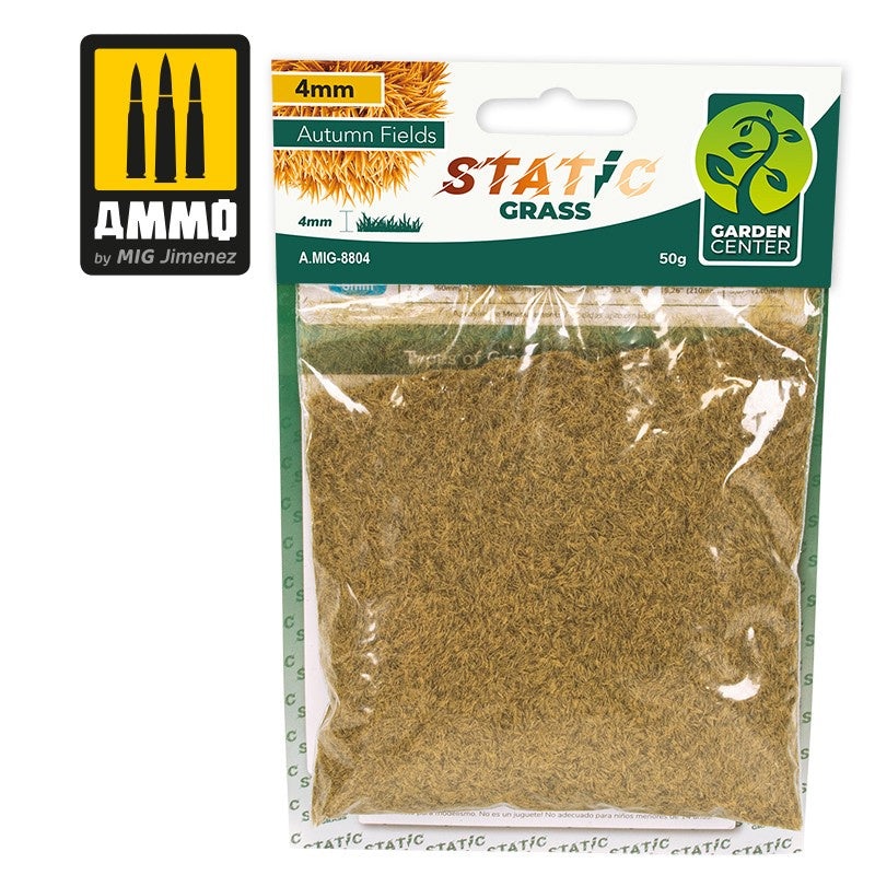 AMMO - 8804 Static Grass 4mm  Autumn Fields