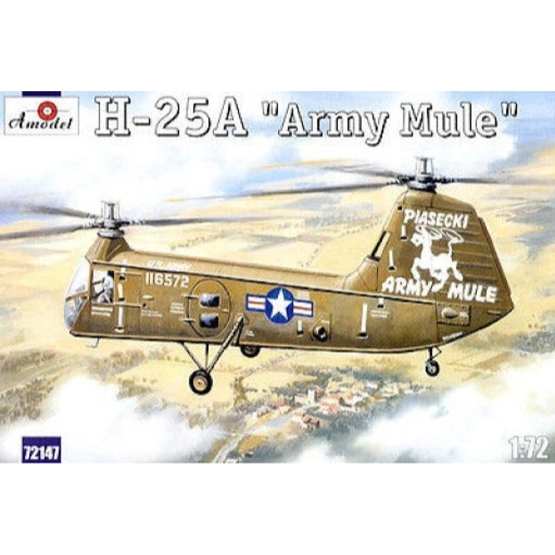 Amodel - 1/72 H-25A Army Mule USAF Helicopter