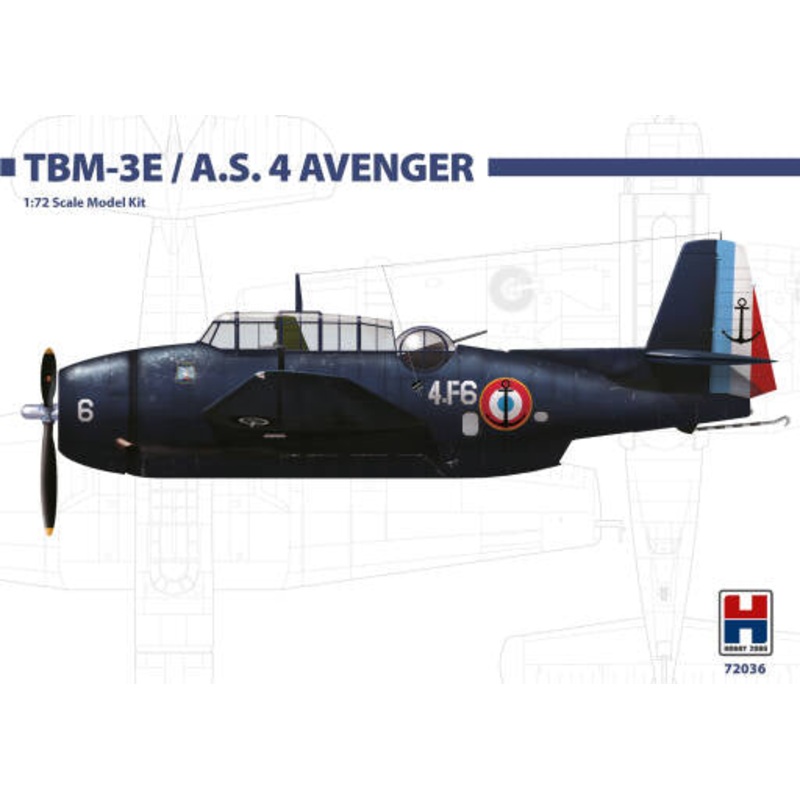 Hobby 2000 - 1/72 Grumman TBM-3E/A.S.4 Avenger
