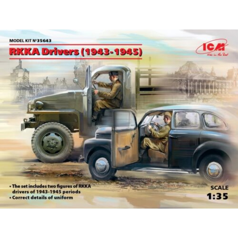 ICM - 1/35 RKKA Drivers 1943-45 2 Figures
