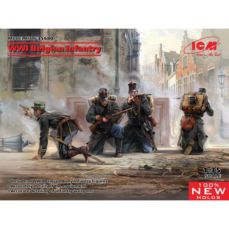 ICM - 1/35 WWI Belgian Infantry