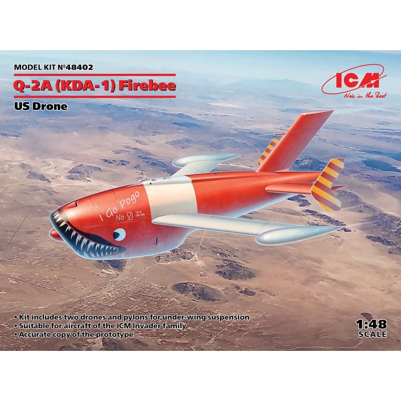 ICM - 1/48 KDA-1(Q-2A) Firebee US Drone