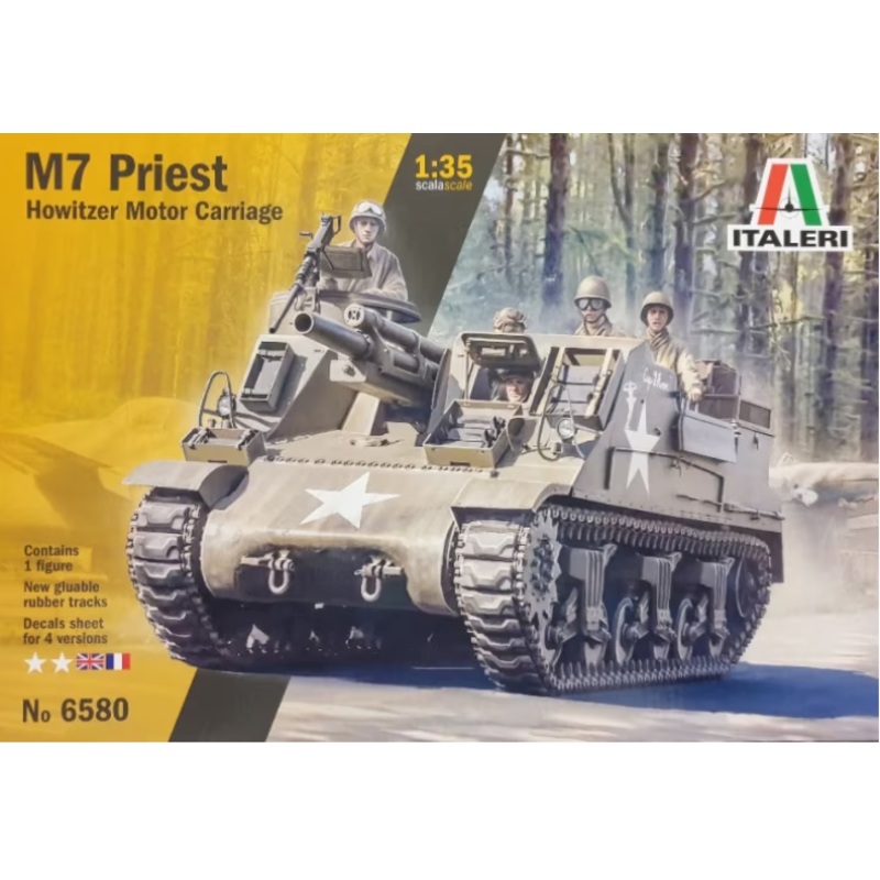 Italeri - 1/35 M7 Priest Self-Propelled Howitzer
