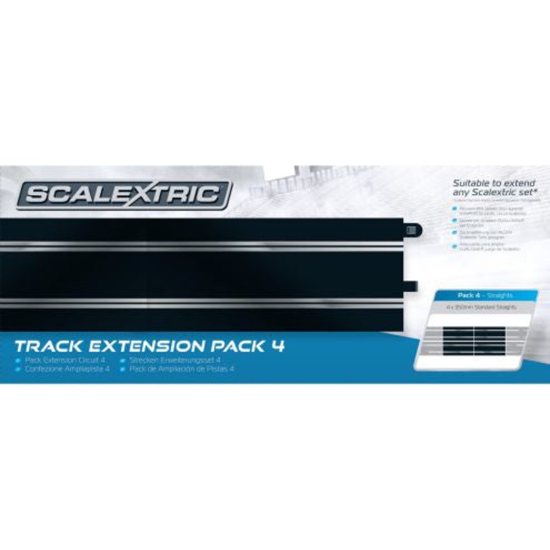 Scalextric - Track Extension Pack - 4 x Straights