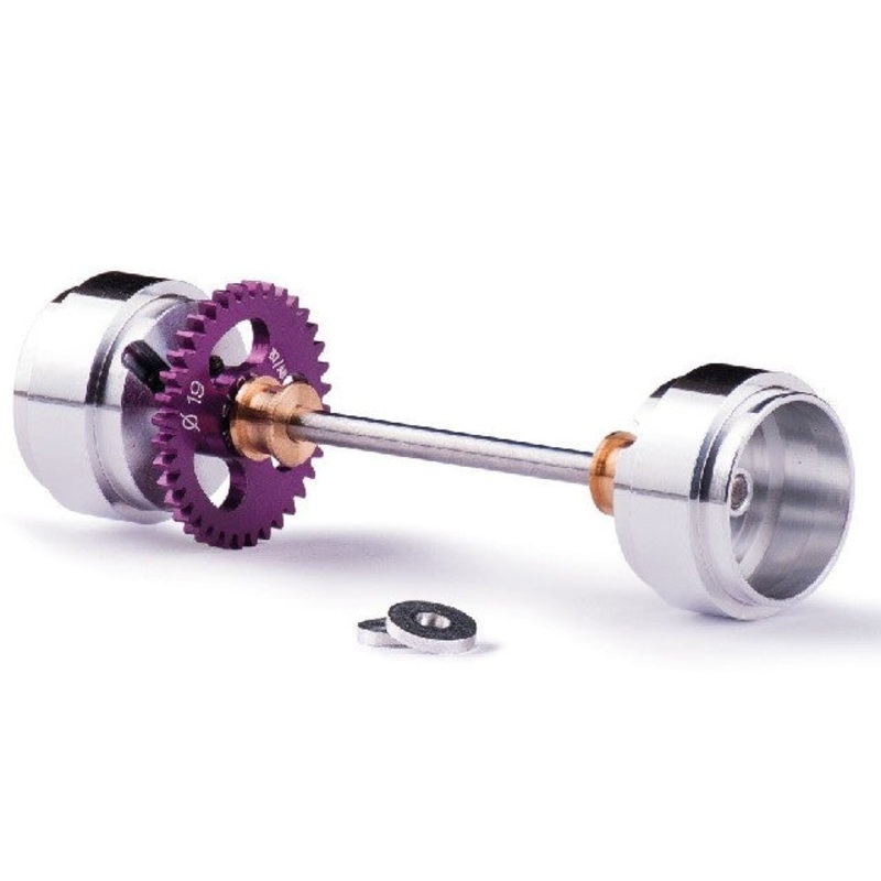 Slot.It - Kit Sidewinder 36t Crown 19mm dia.& 17.3 x 8.2mm Wheels (KK15B)