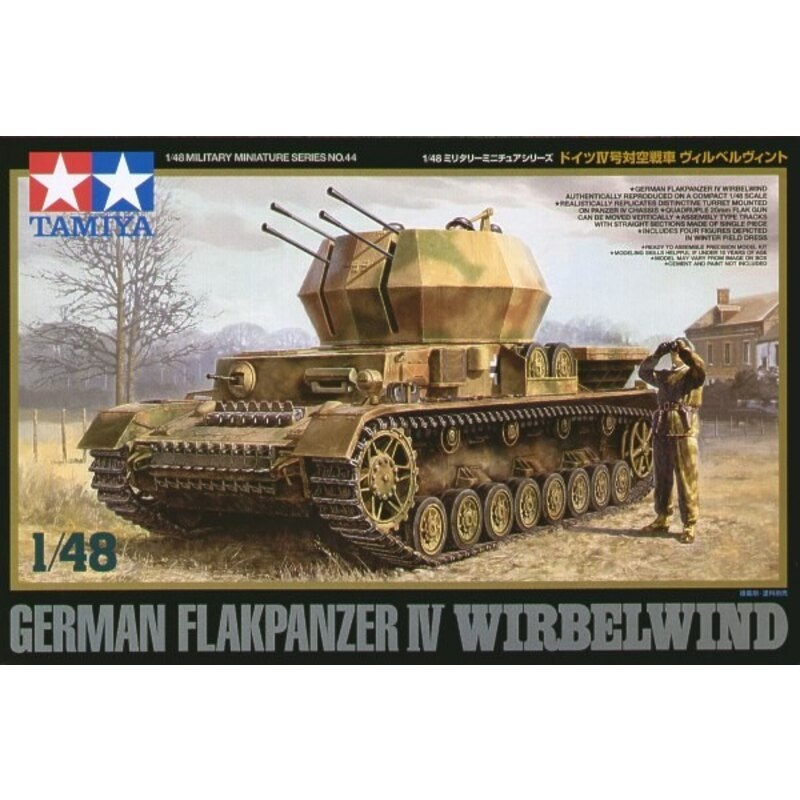 Tamiya - 1/48 German Flakpanzer IV Wirbelwind