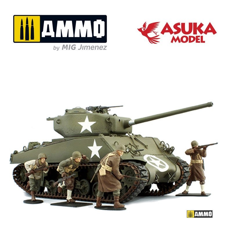 ASUKA - 1/35 US M4A35(76) Sherman (Battle of Bulge)