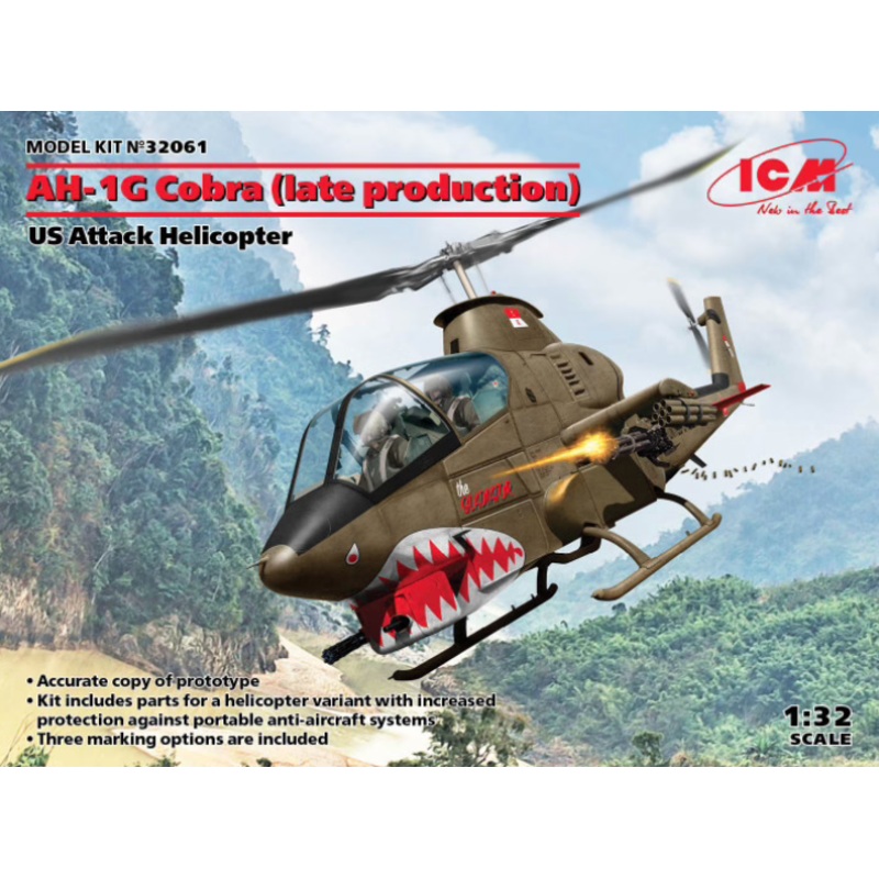 ICM - 1/32 AH-1G Cobra (Late Production) US Attack Helicopter