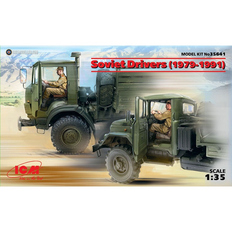 ICM - 1/35 Soviet Drivers 1979-91 2 Figures