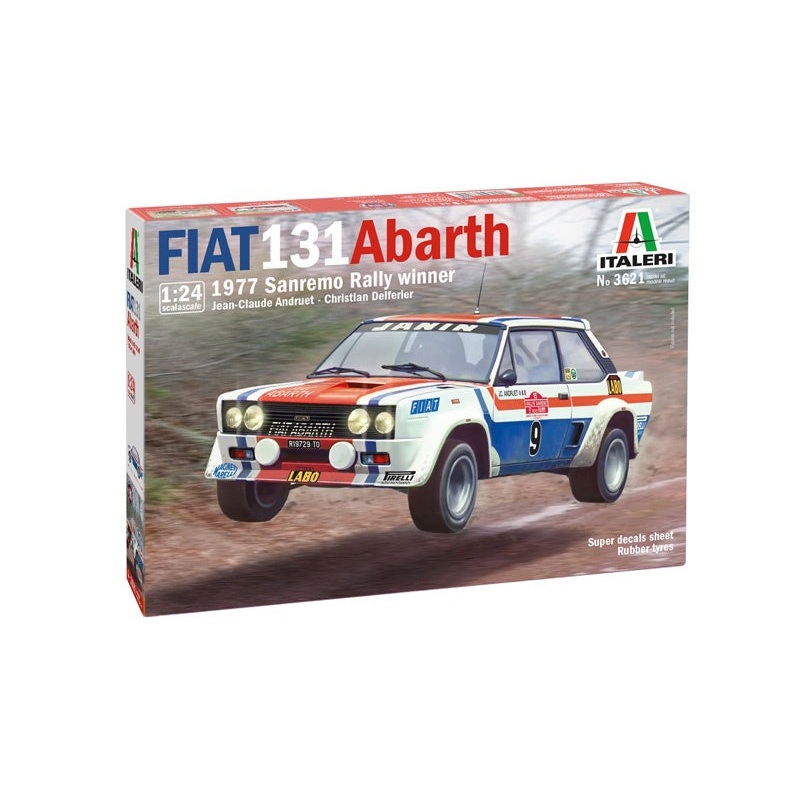 Italeri - 1/24 Fiat 131 Abarth 1977 San Remo Rally Winner