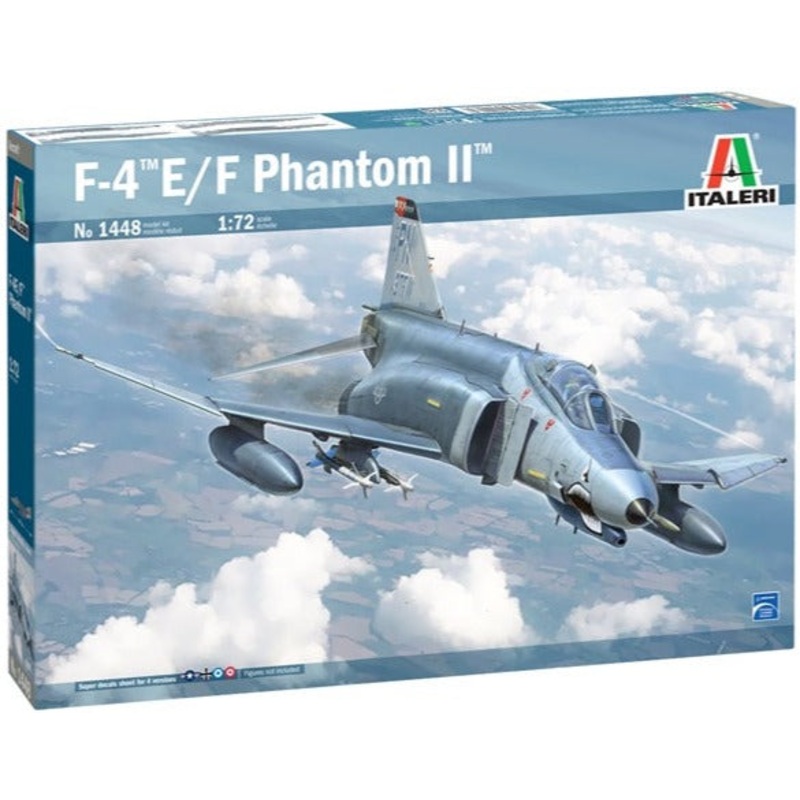 Italeri - 1/72 F-4E/F Phantom II (incl. Super Decal Sheet)