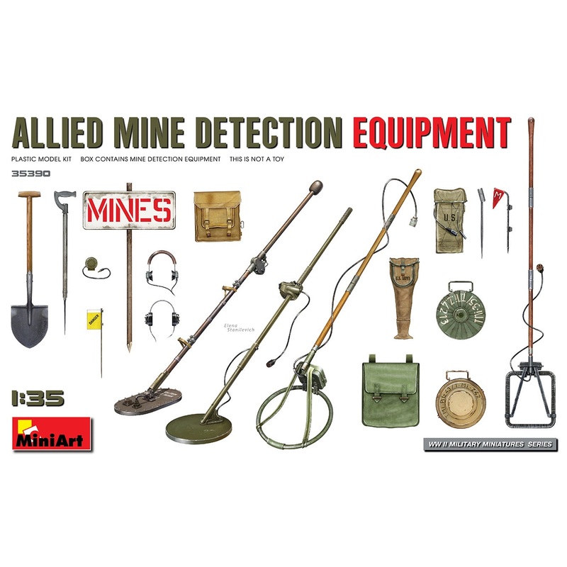 Miniart - 1/35 Allied Mine Detection Equipment