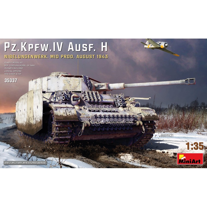 Miniart - 1/35 Pz.Kpfw.IV Ausf.H Nibelungenwerk Mid Prod. August 1943