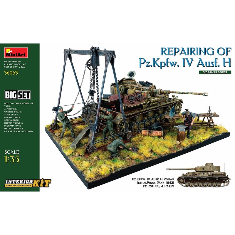 Miniart - 1/35 Repairing of Pz.Kpfw. IV Big Set