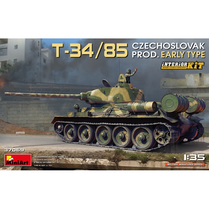 Miniart - 1/35 T-34-85 Czechoslovak Prod. Early (Interior Kit)