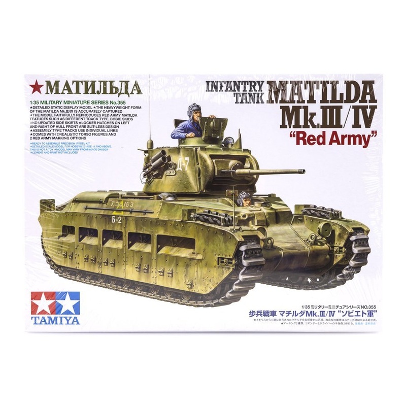 Tamiya - 1/35 Matilda Mk.III/IV "Red Army" (incl.2 Torso Fig.)