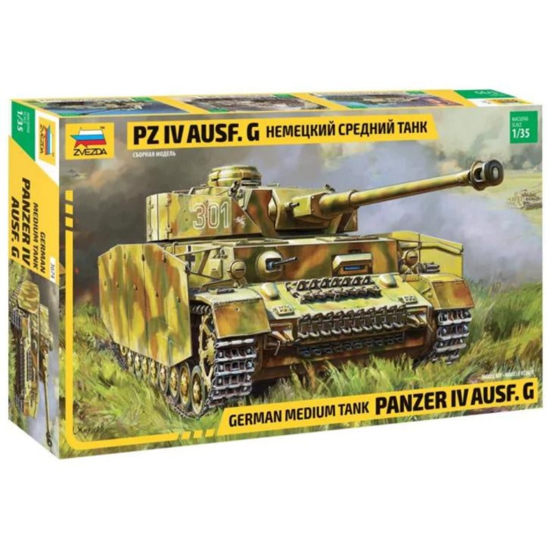 Zvezda - 1/35 German Medium Tank Panzer IV - Ausf. G