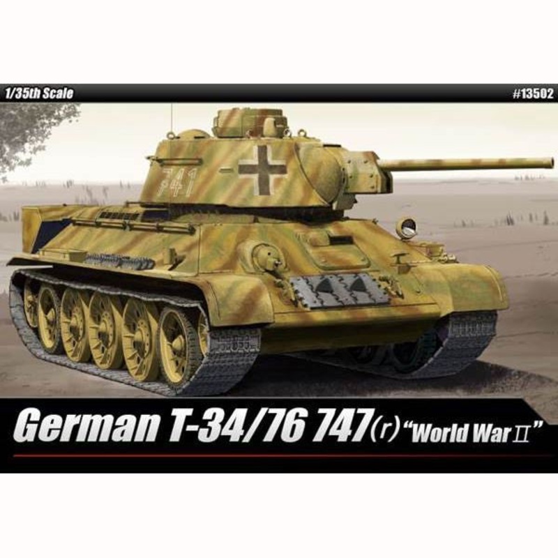 Academy - 1/35 German T-34/76 747(r)
