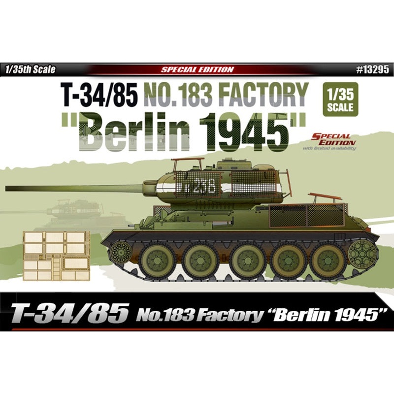 Academy - 1/35 T-34/85 No.183 Factory Berlin 1945