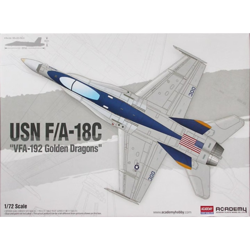 Academy - 1/72 F/A-18C VFA-192 Golden Dragons