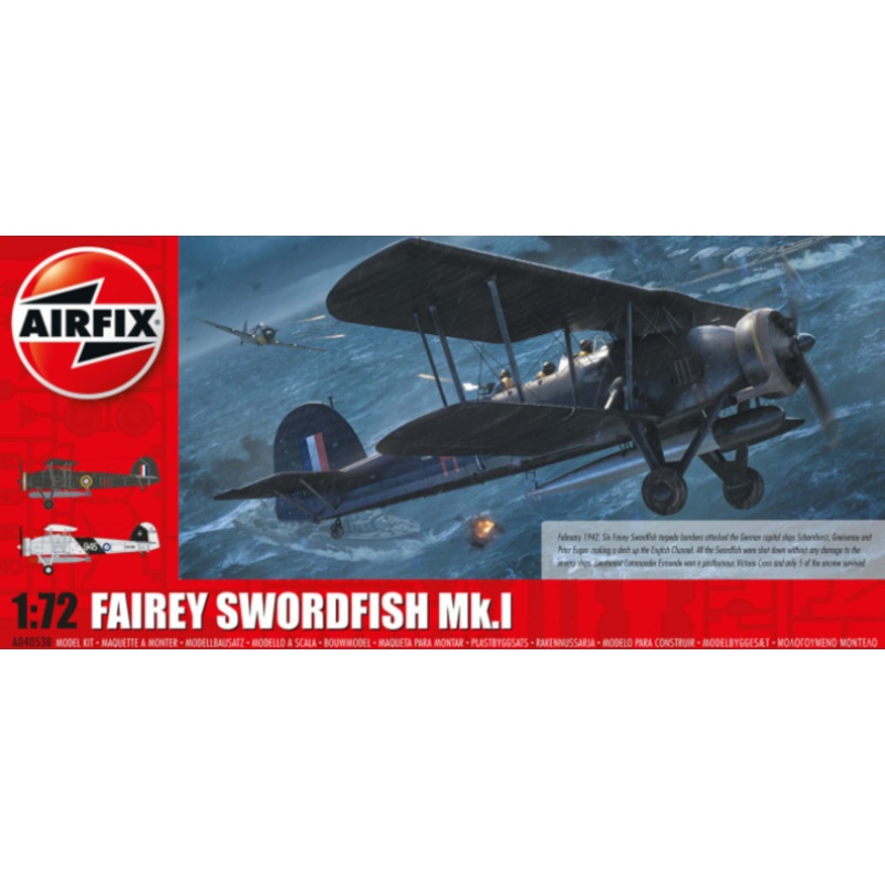 Airfix - 1/72 Fairy Swordfish MK.I Channel Dash 80th