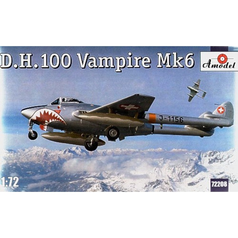 Amodel - 1/72 De Havilland DH 100 Vampire Mk.VI