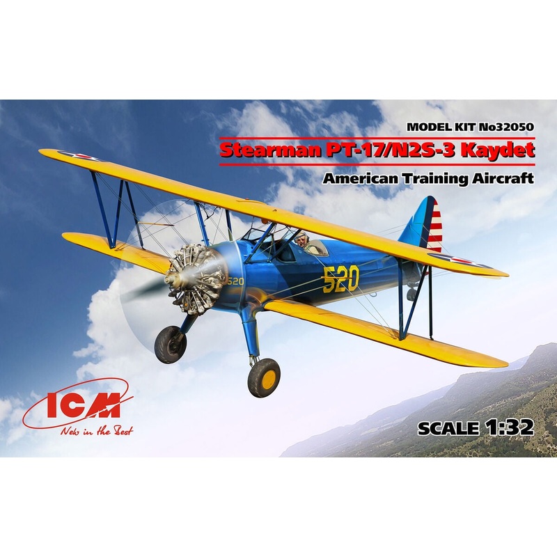 ICM - 1/32 PT-17/N2S-3 Kaydet