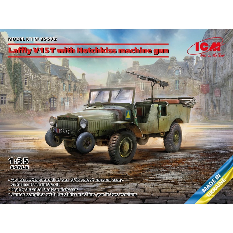 ICM - 1/35 Laffly V15t w/Hotchkiss Mg