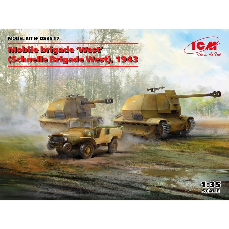 ICM - 1/35 Schnelle Brigade West Marder I Geschutzwagen1f.0cm36