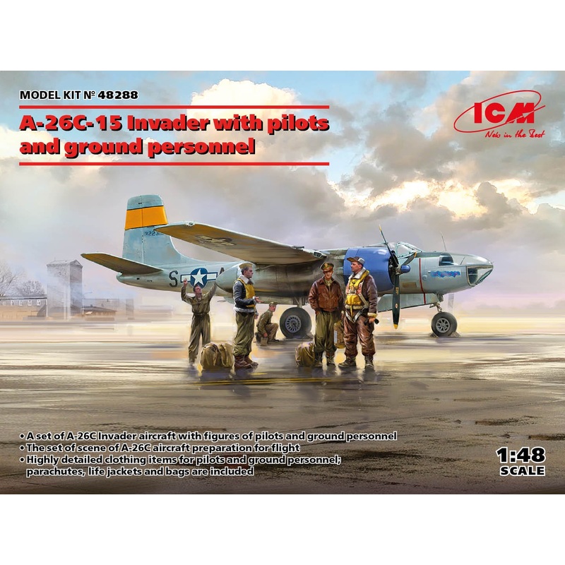 ICM - 1/48 A-26c-15 Invader W/Crew