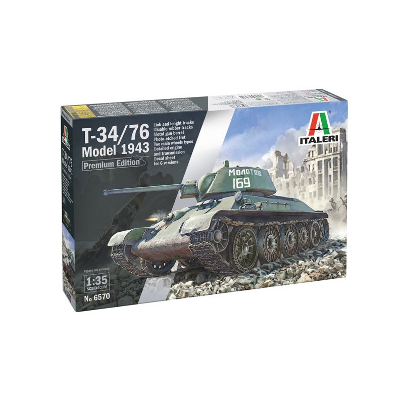 Italeri - 1/35 T-34/76 Model 1943 (Premium Edition)