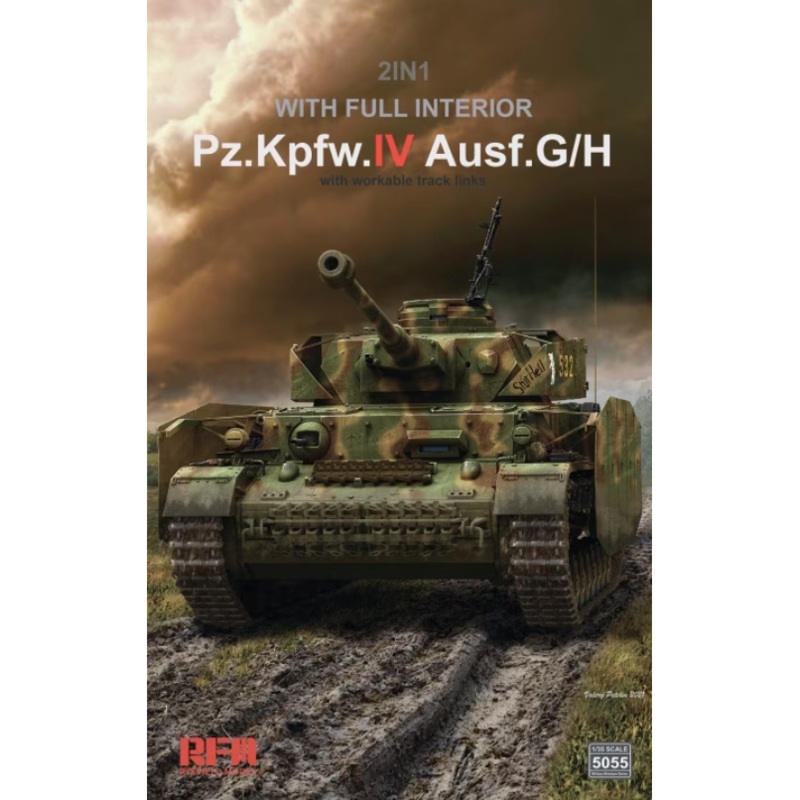 RFM - 1/35 Pz.Kpfw.IV Ausf.G/H 2 in 1 w/ Full Interior