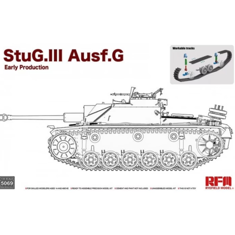 RFM - 1/35 StuG. III Ausf. G Early Production with Workable Track Links