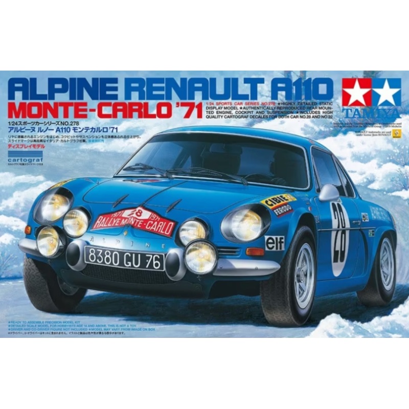Tamiya - 1/24 Alpine A110 Monte-Carlo '71