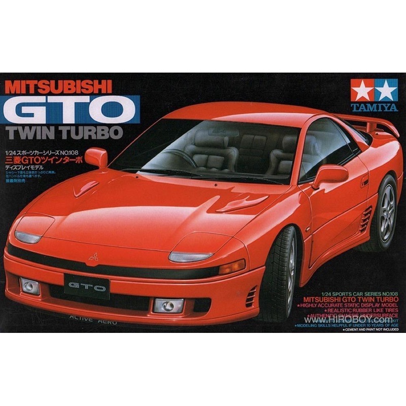 Tamiya - 1/24 Mitsubishi GTO Twin Turbo