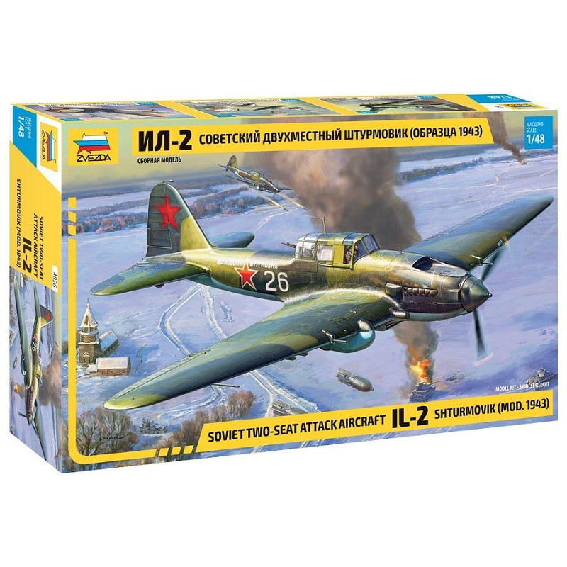 Zvezda - 1/48 IL-2 Stormovik mod.1943
