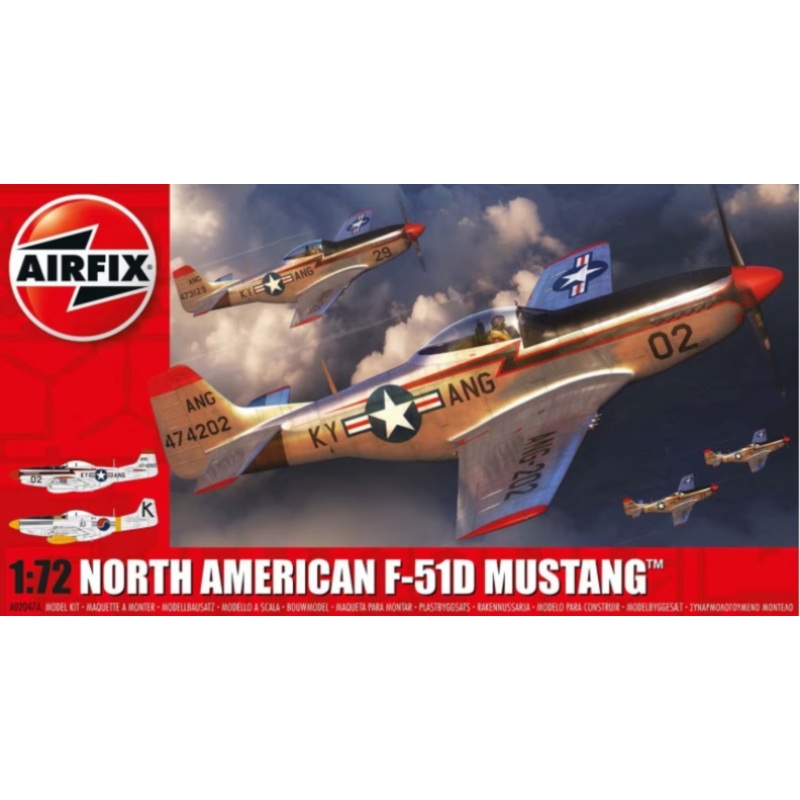 Airfix - 1/72 North American Mustang F-51D