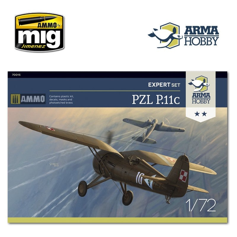 ARMA Hobby - 1/72 PZL P.11c Expert Set