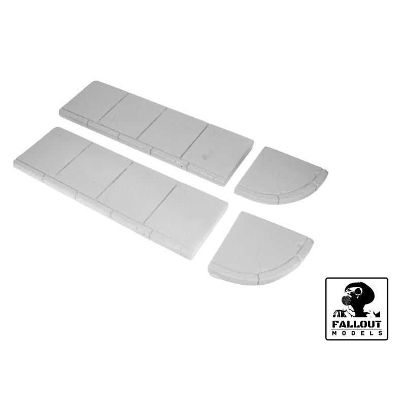 Fallout Models - 1/35 Concrete Sidewalk Sections